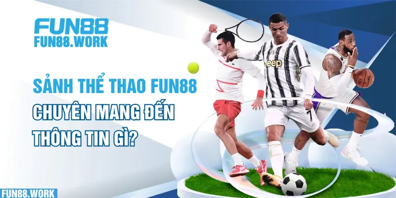 Thể Thao FUN88: Sảnh Cược Hot Nhất 2025 Với Chất Lượng Số 1 6 Sảnh thể thao FUN88 chuyên mang đến thông tin gì?